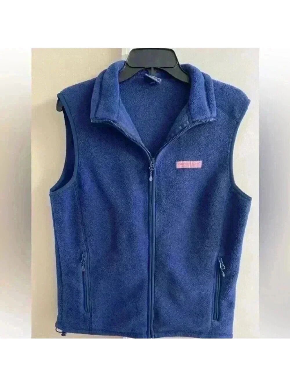 Vineyard Vines Blue Fleece Vest Zip Up XS
